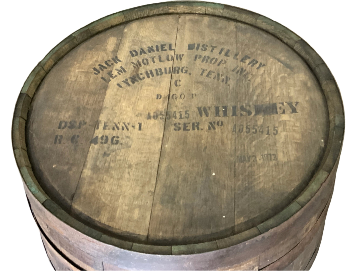 Vintage Jack Daniel's Brown Oak Whiskey Barrel