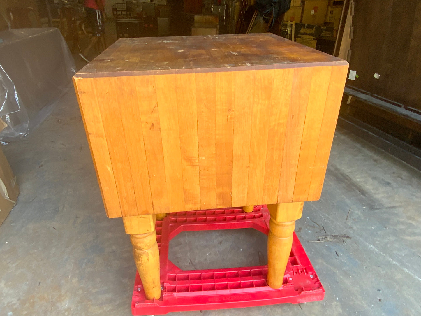 Vintage Bally Butcher Block