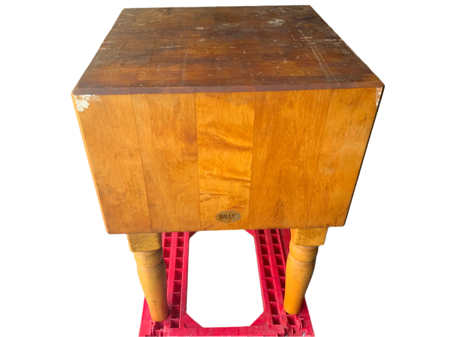 Vintage Bally Butcher Block