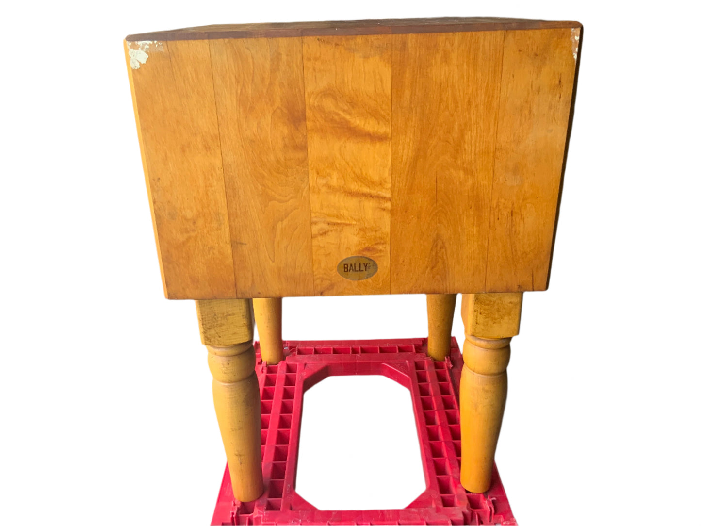Vintage Bally Butcher Block