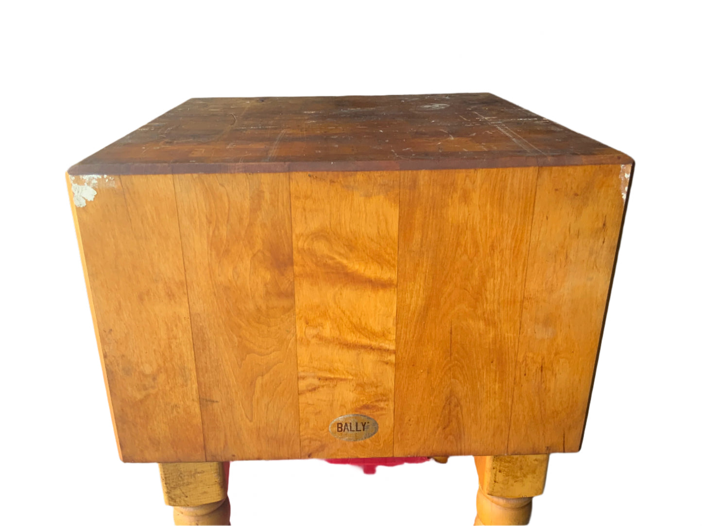 Vintage Bally Butcher Block