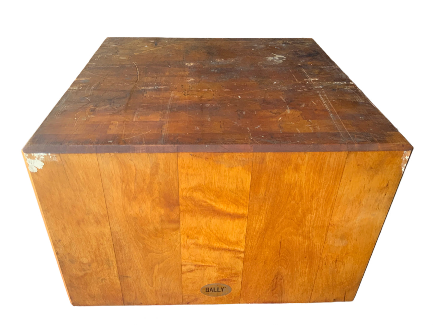 Vintage Bally Butcher Block