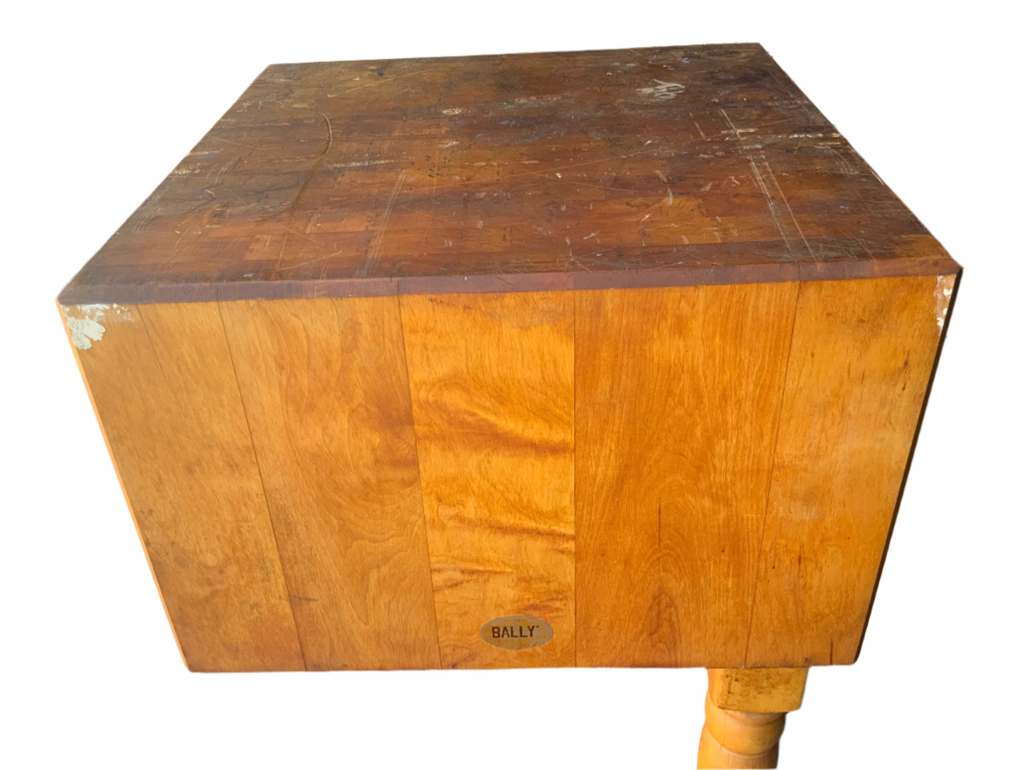 Vintage Bally Butcher Block