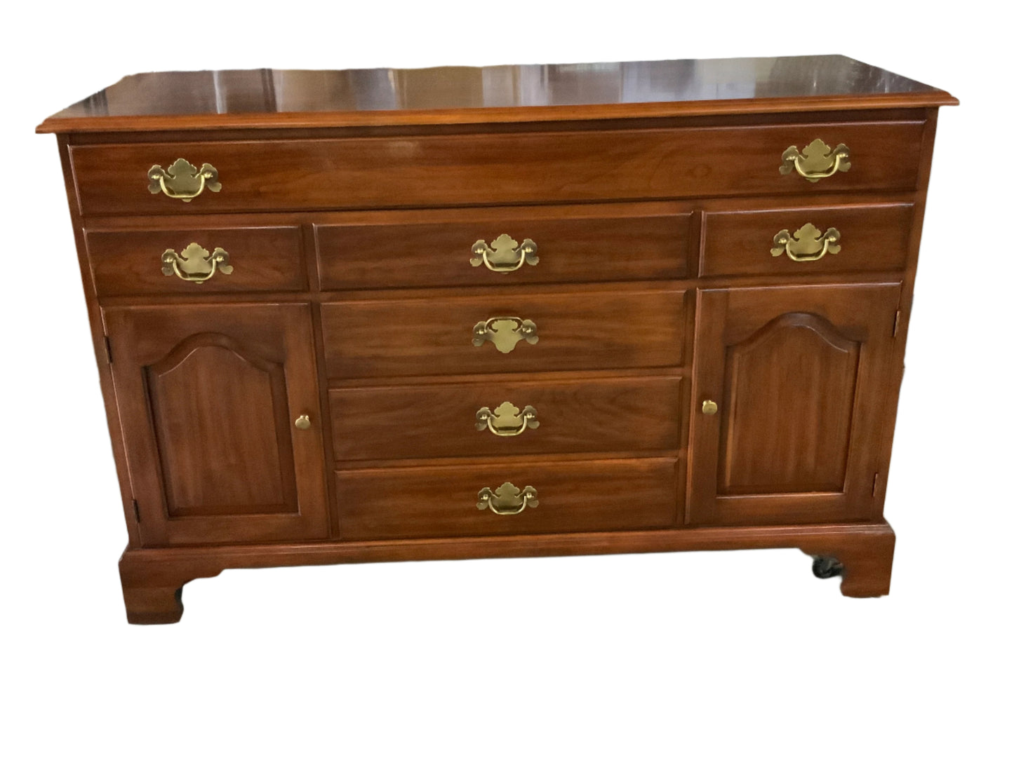 Vintage Henkel Harris Solid  Blackwood Cherry Buffet