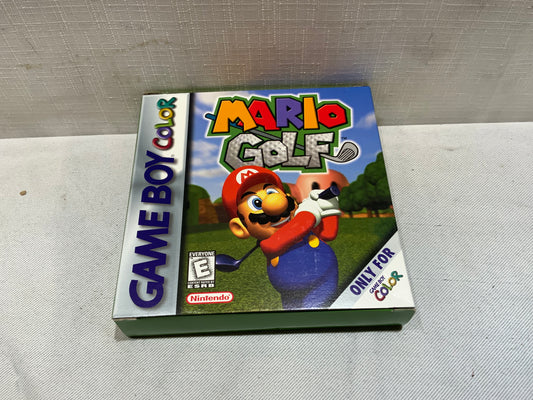 USED Open Box Game Boy Color Mario Golf Video Game w/ Box