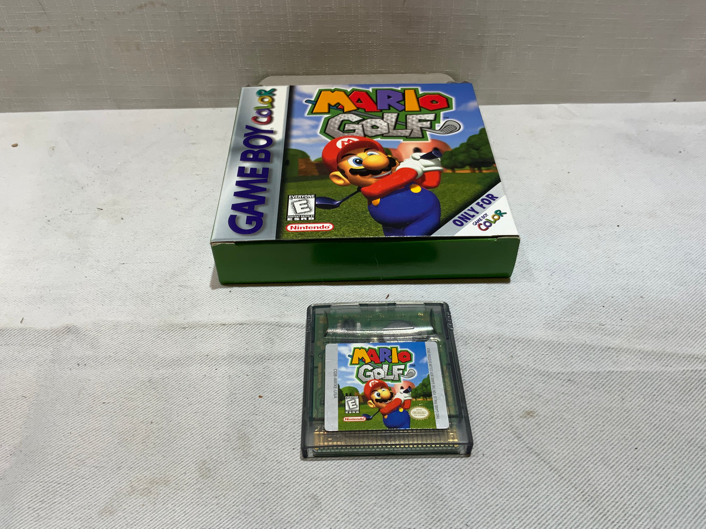 USED Open Box Game Boy Color Mario Golf Video Game w/ Box