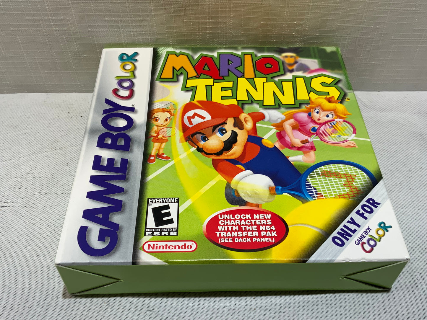 USED Open Box Nintendo Game Boy Color Mario Tennis Video Game w/ Box