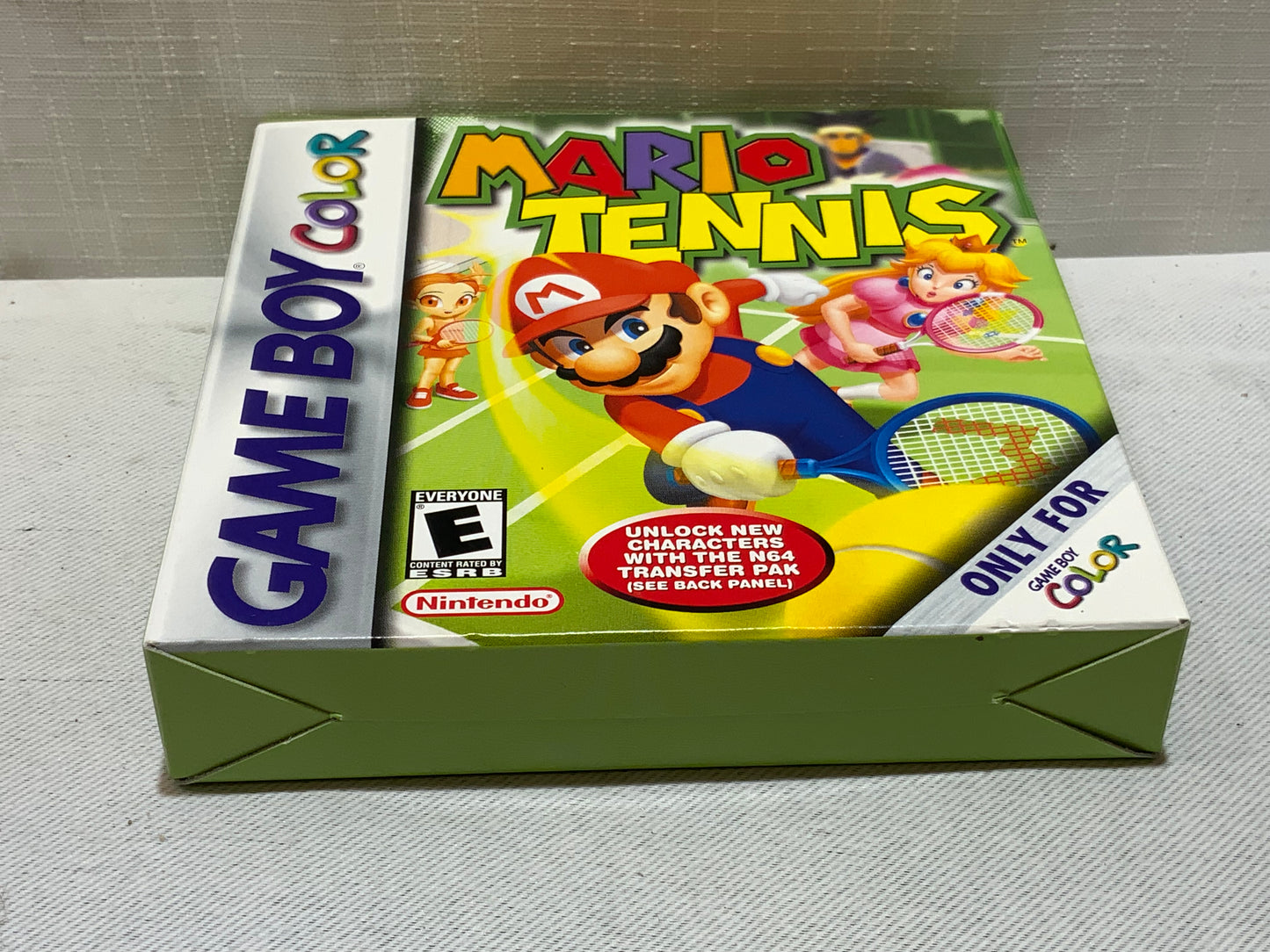 USED Open Box Nintendo Game Boy Color Mario Tennis Video Game w/ Box