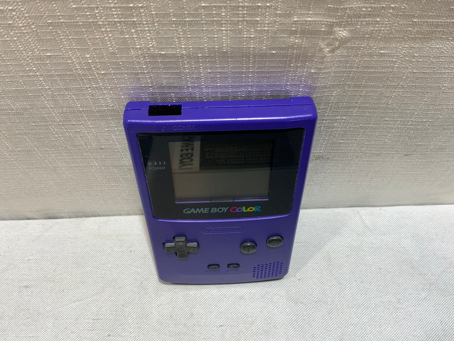 USED Open Box Nintendo GameBoy Color Purple Portable Game Console System