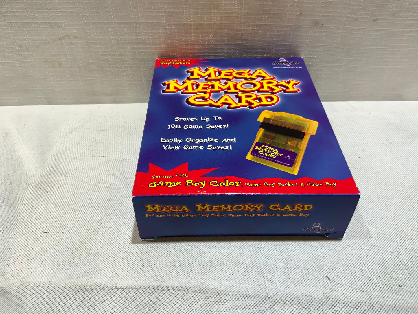 Open Box Game Boy Color Mega Memory Card