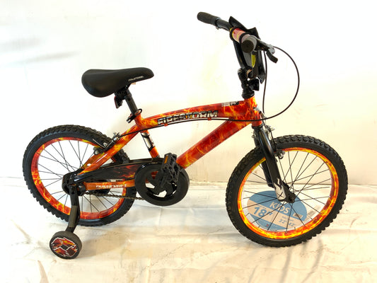 NEW OPEN BOX Fully Assembled DYNACRAFT Firestorm Kids Boy’s 18" BMX Bicycle Bike