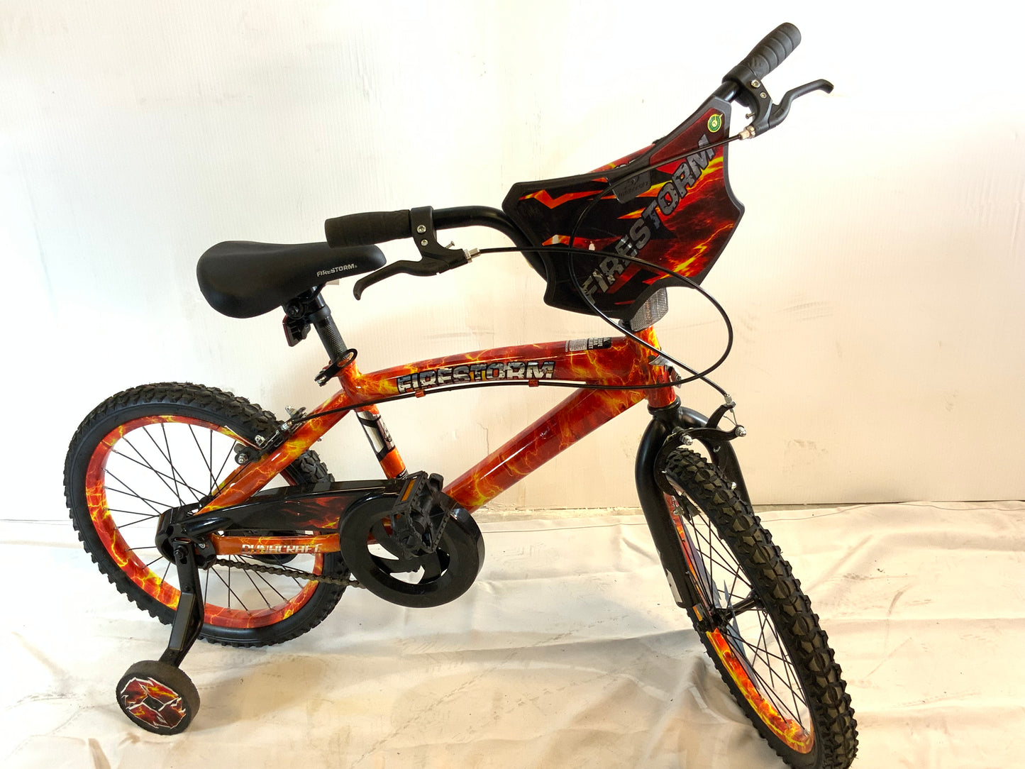 NEW OPEN BOX Fully Assembled DYNACRAFT Firestorm Kids Boy’s 18" BMX Bicycle Bike