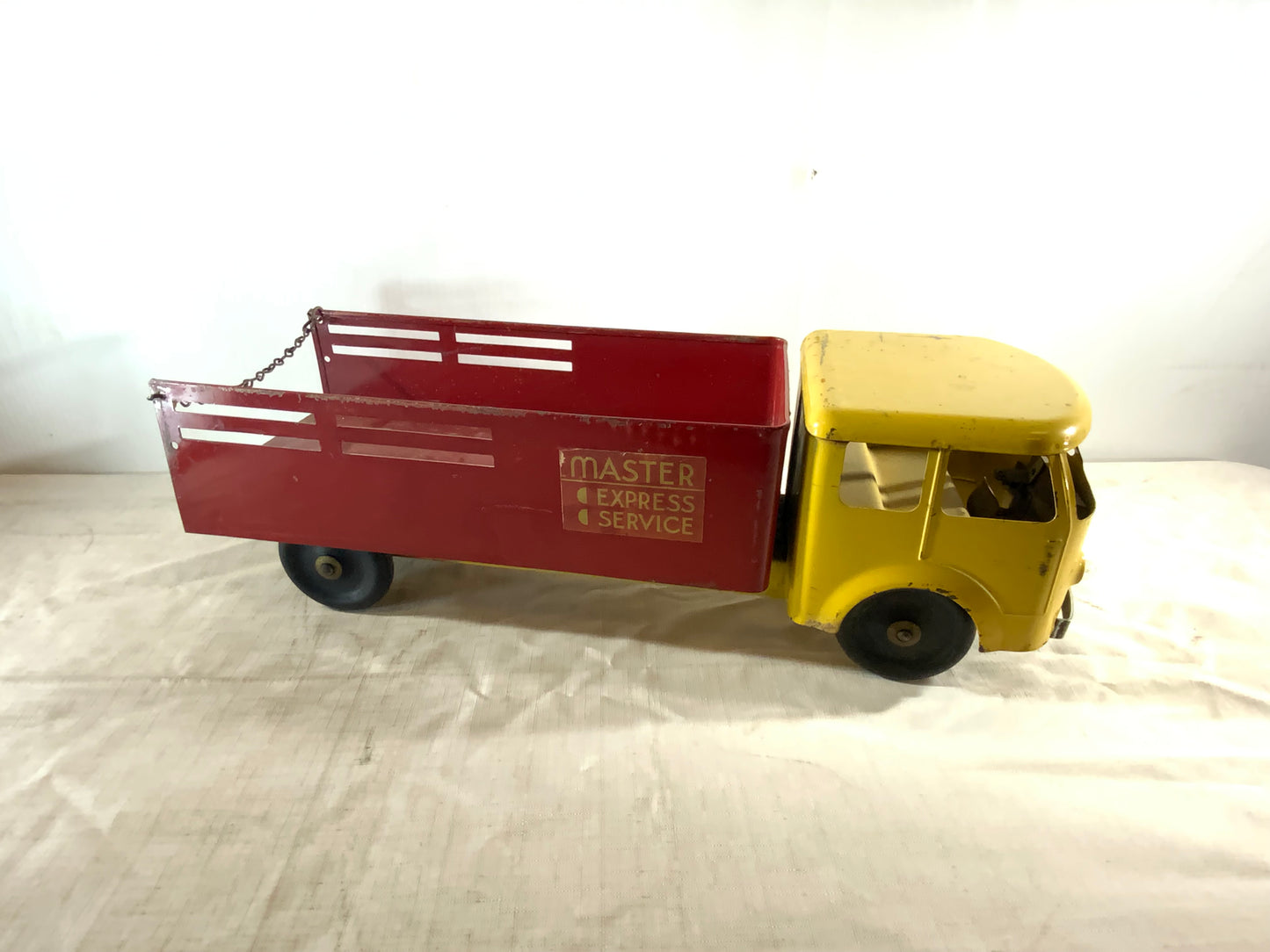 USED Vintage Early Master Express Service Metal Toy Truck