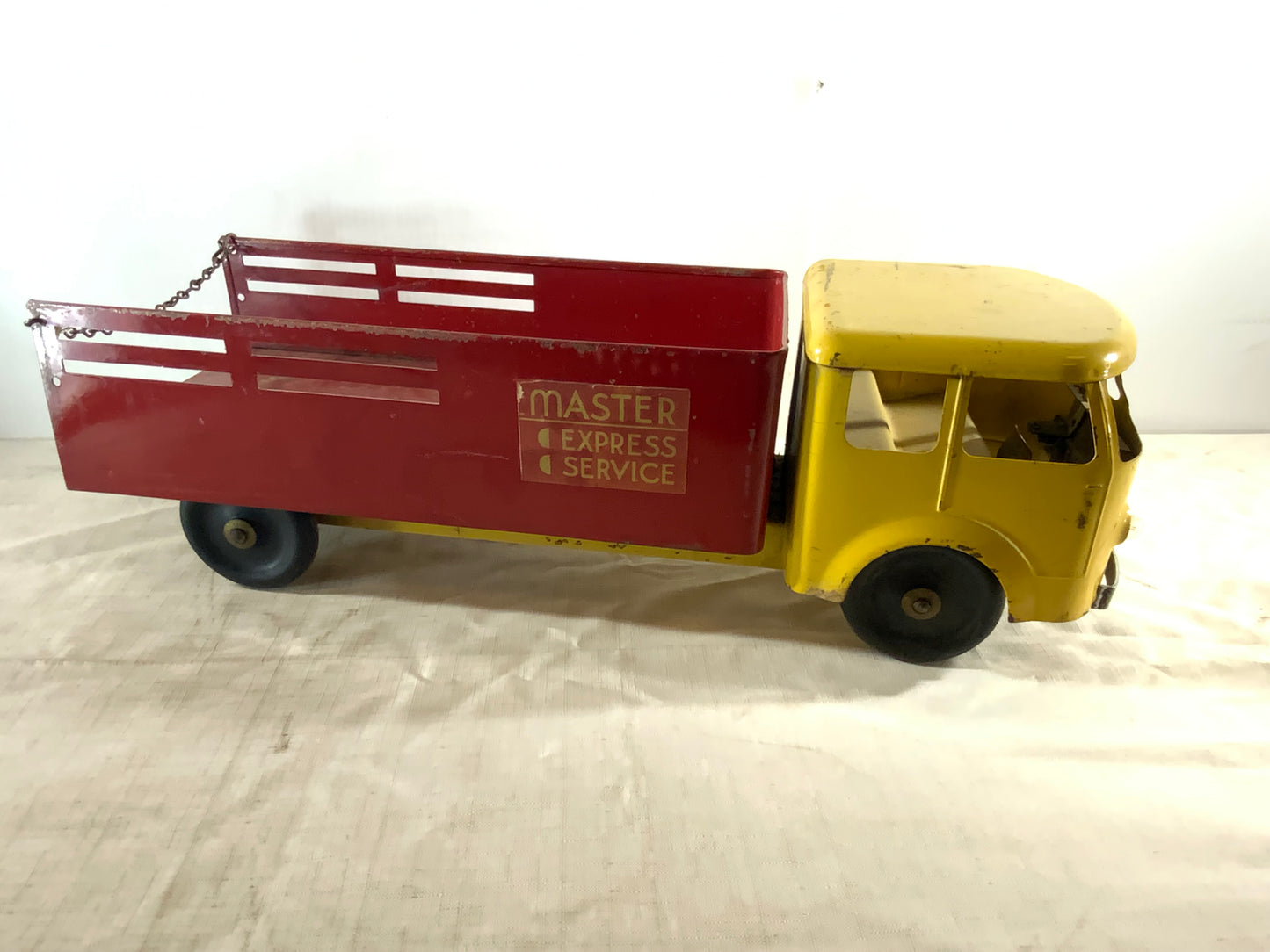 USED Vintage Early Master Express Service Metal Toy Truck