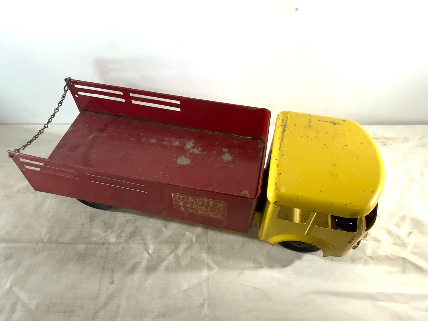 USED Vintage Early Master Express Service Metal Toy Truck