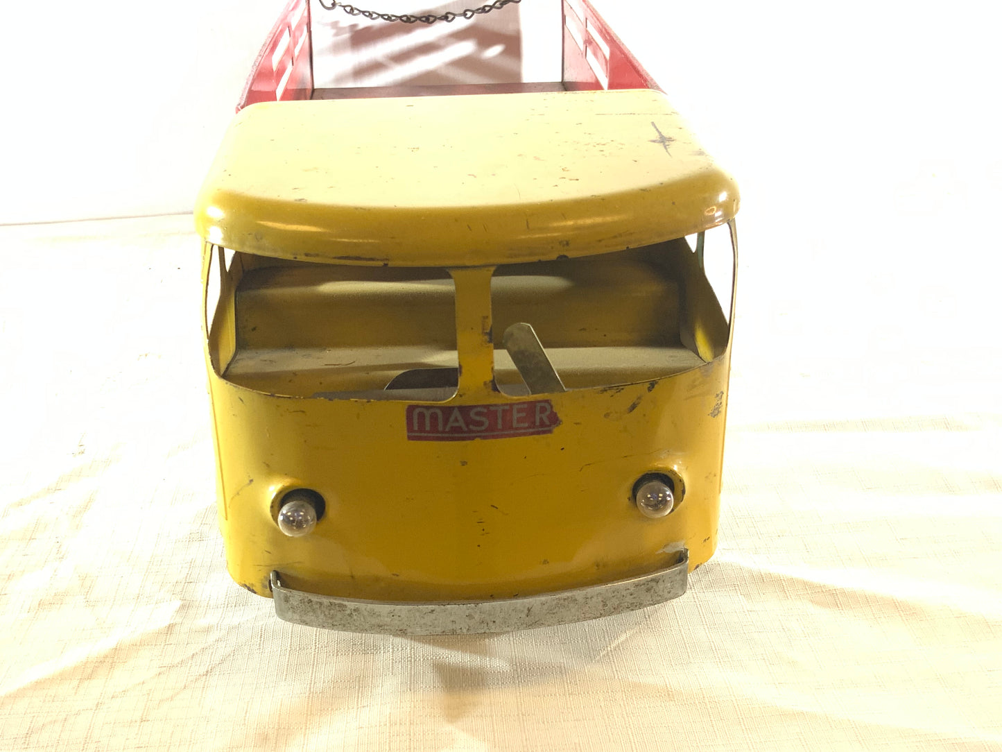 USED Vintage Early Master Express Service Metal Toy Truck