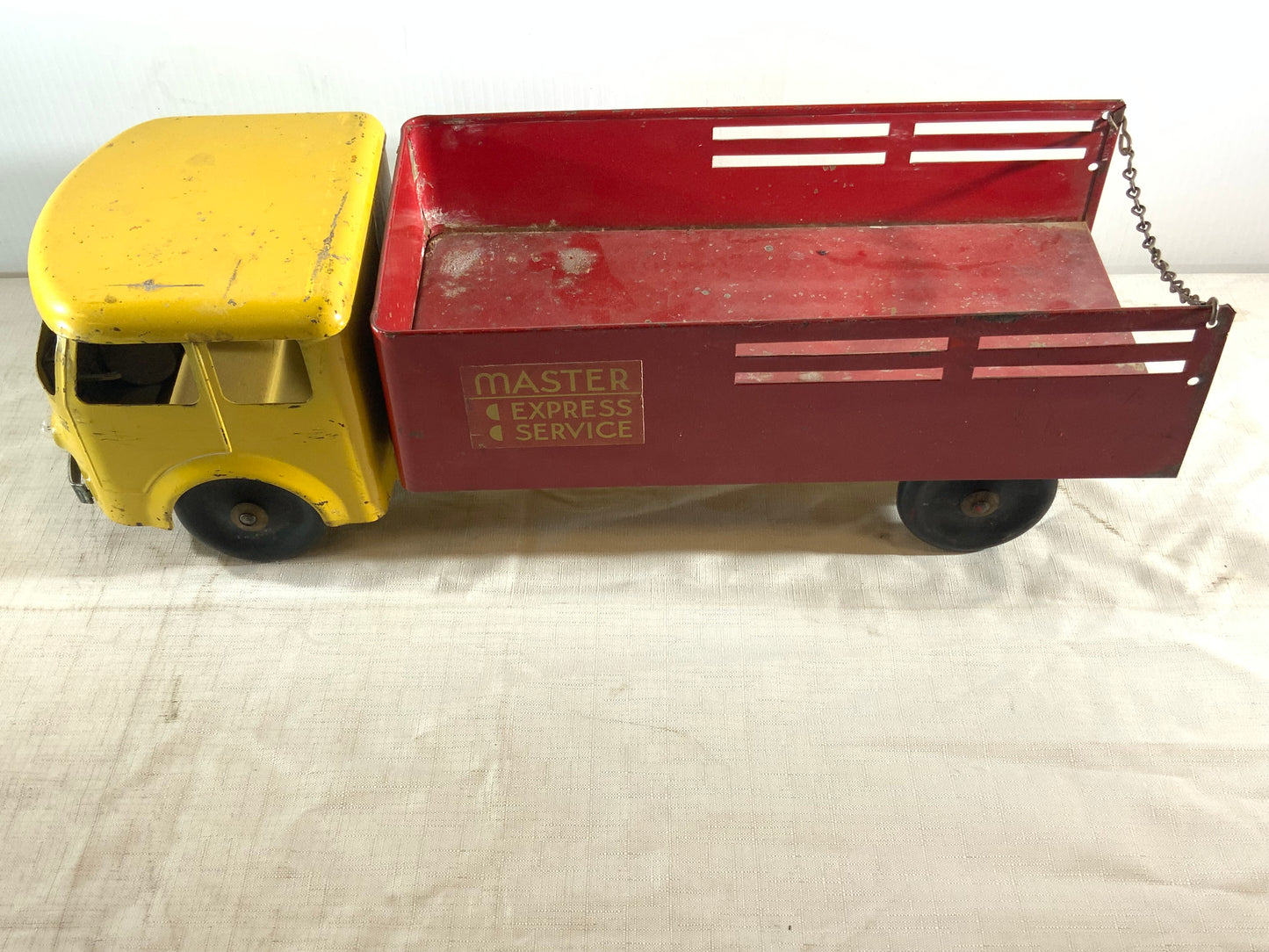 USED Vintage Early Master Express Service Metal Toy Truck