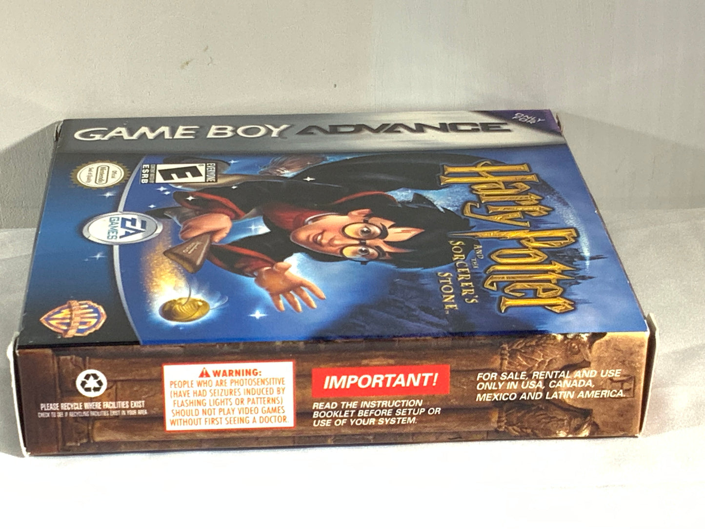 NEW Open Box Harry Potter And The Sorcerer’s Stone Game Boy