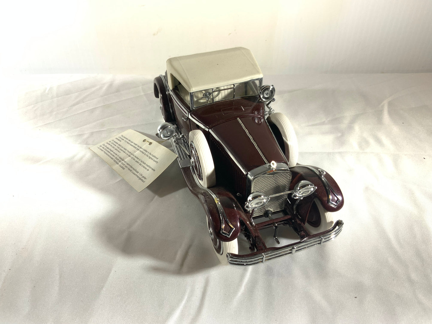 USED Franklin Mint 1925 Hispano-Suiza H6B Kellner 1/24 Diecast B11TF74