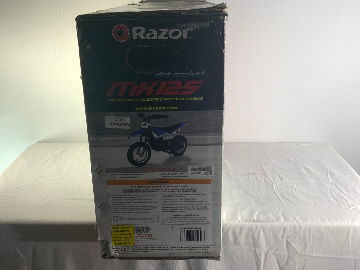 NEW Razor MX125 Dirt Rocket Electric Ride On Toy