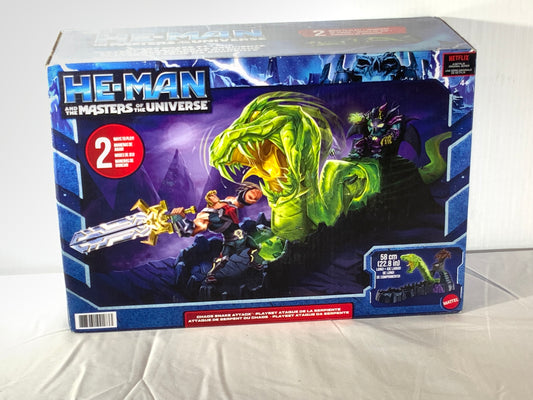 NEW Masters of the Universe He-Man and The Chaos Snake Attack Playset