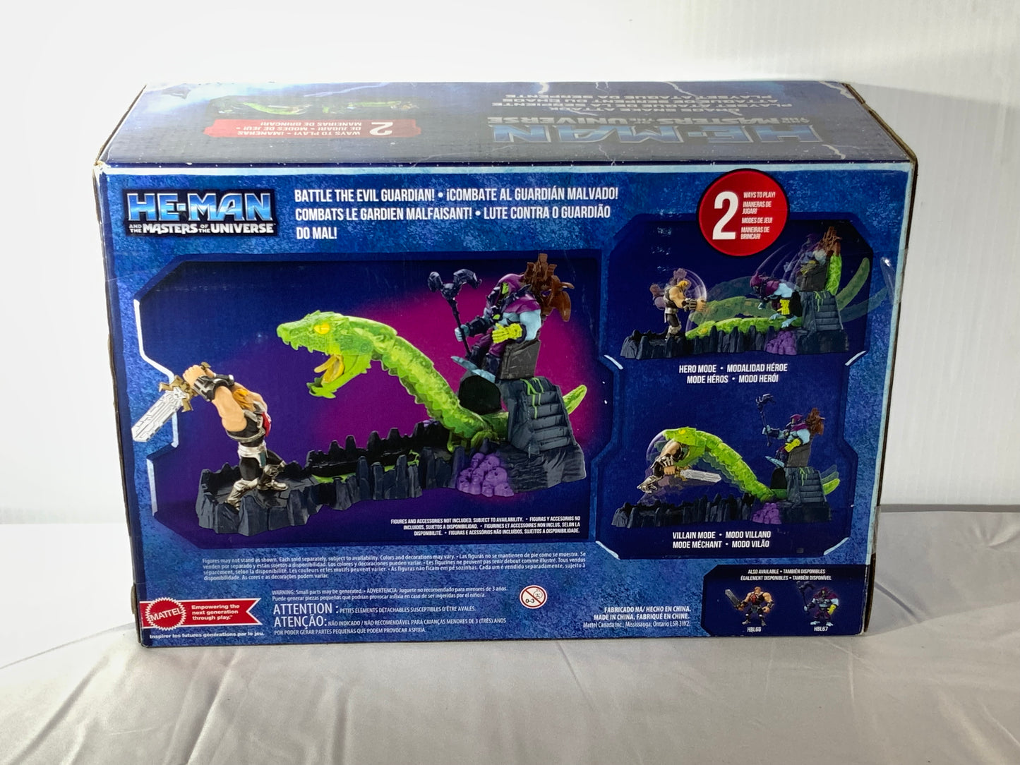 NEW Masters of the Universe He-Man and The Chaos Snake Attack Playset