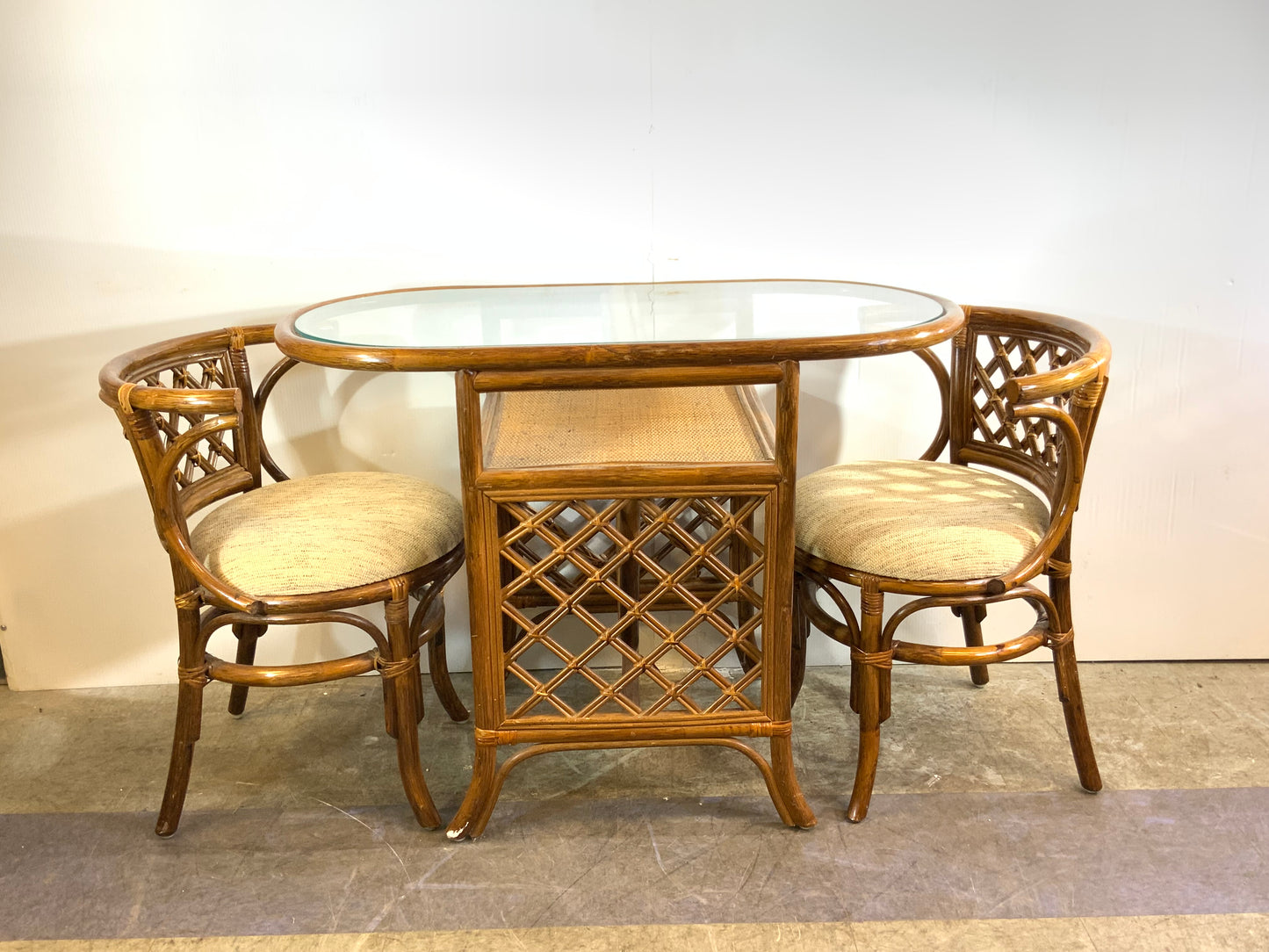 USED Bamboo  3-Piece compact dining set