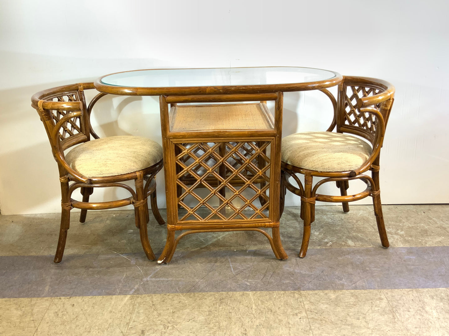 USED Bamboo  3-Piece compact dining set