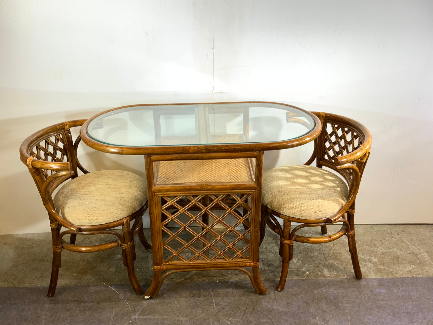 USED Bamboo  3-Piece compact dining set