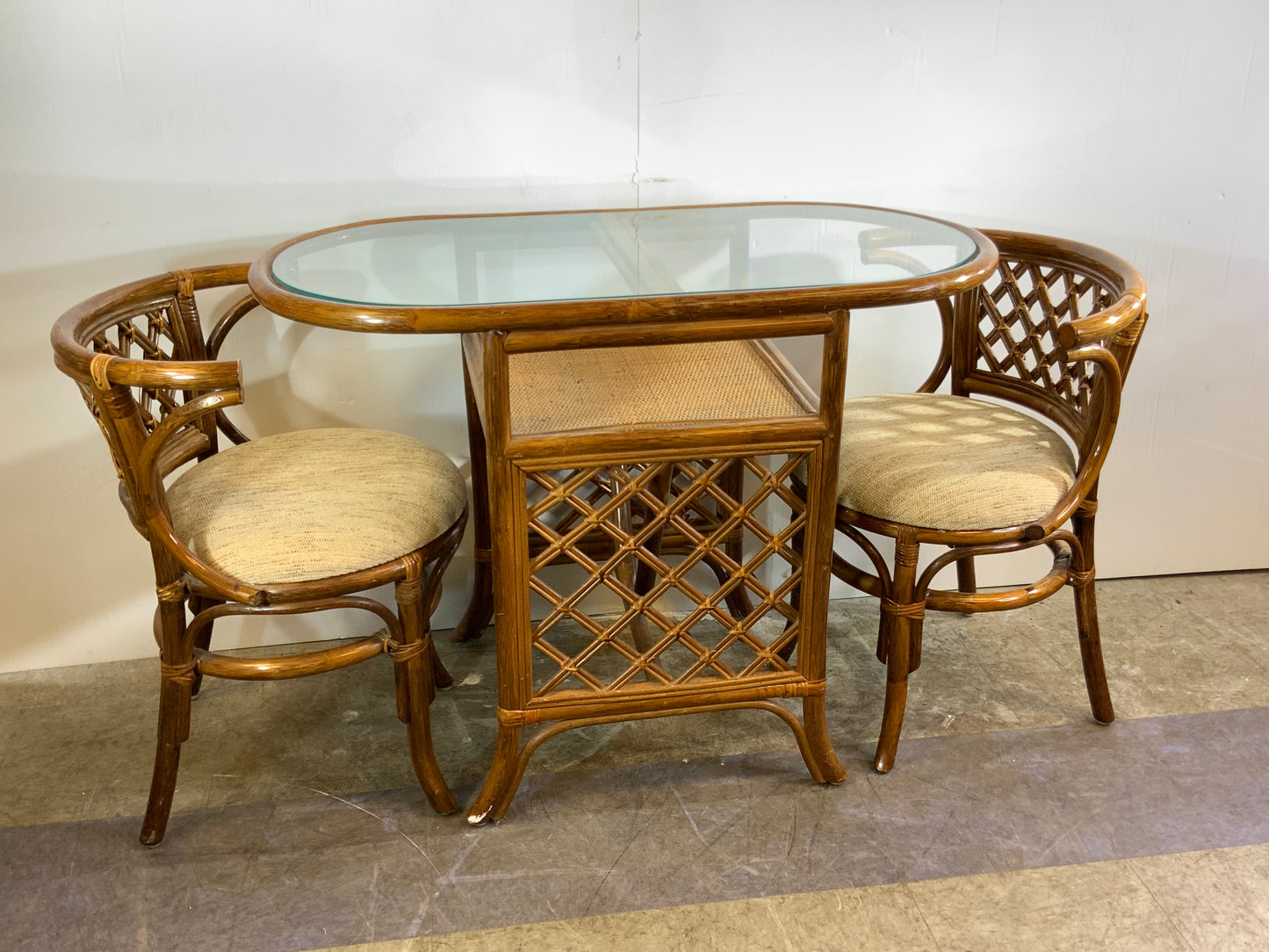 USED Bamboo  3-Piece compact dining set