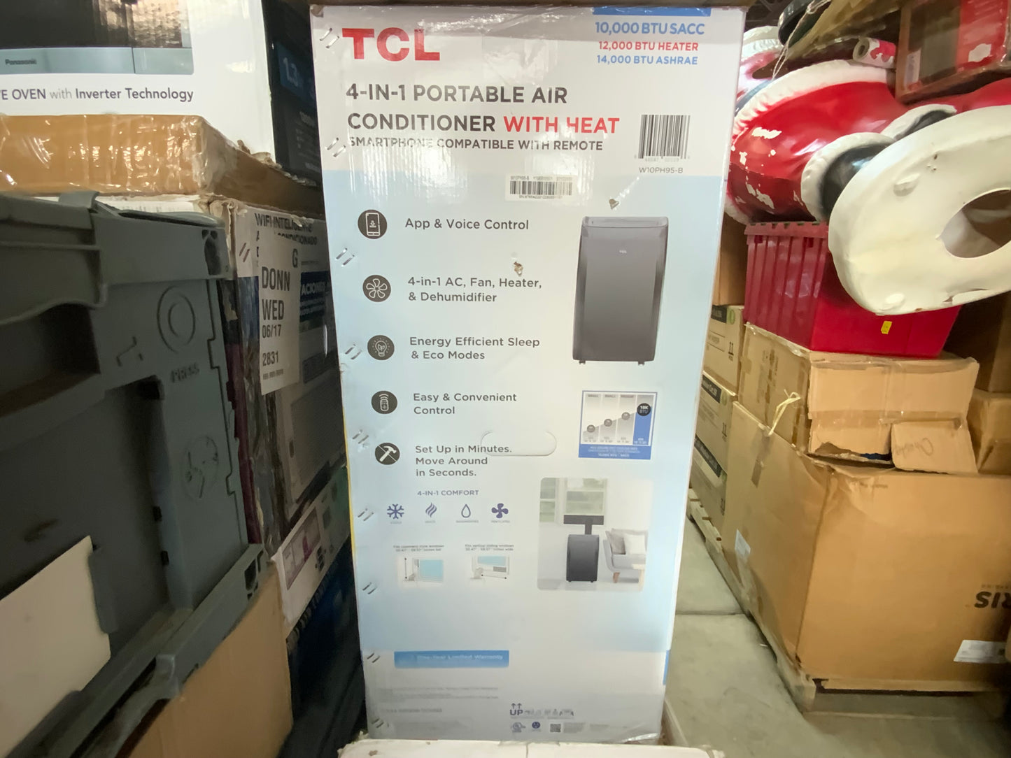 NEW TCL 10,000 BTU SACC Portable Air Conditioner and Heater