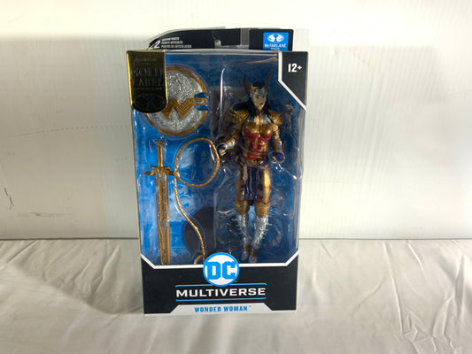 NEW DC Multiverse Wonder Woman by Todd McFarlane Action Figure Gold Label 7"