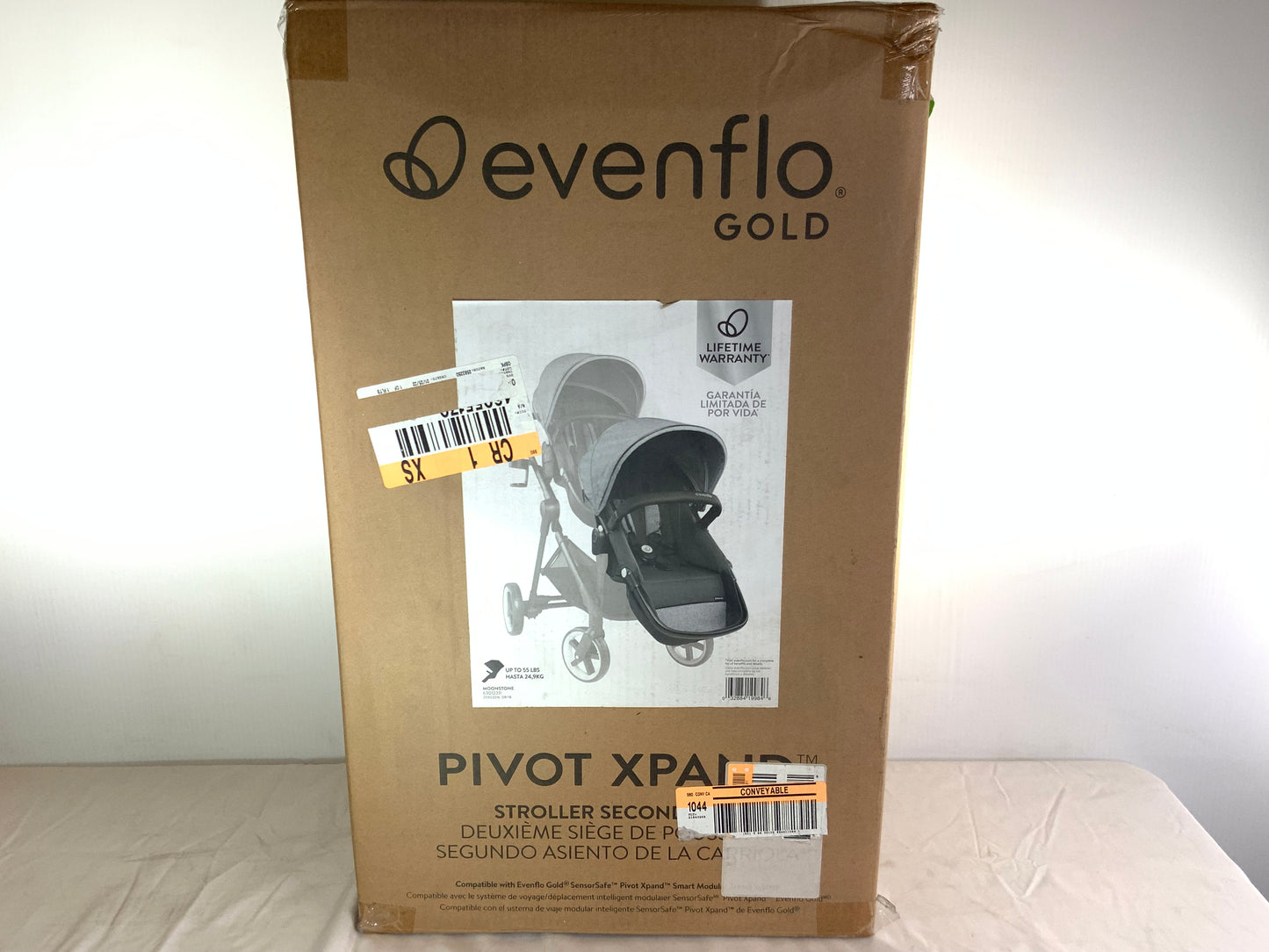 NEW Evenflo Gold  PIVOT XPAND TRAVEL SYSTEM WITH SECUREMAX INFANT CAR SEAT