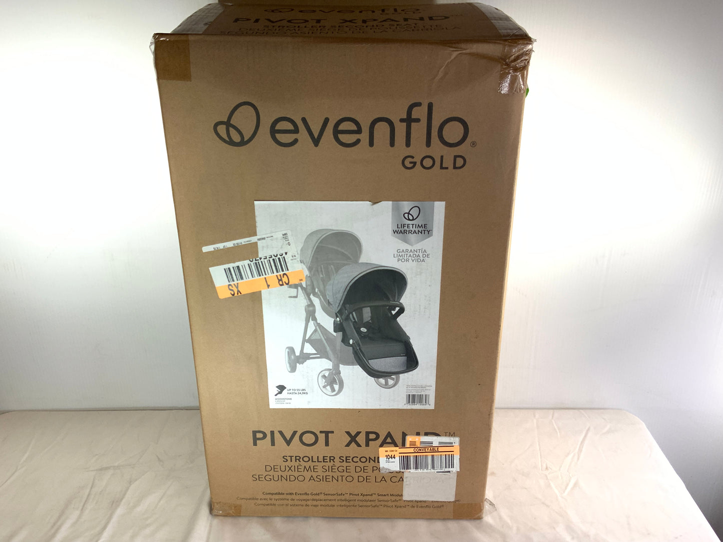 NEW Evenflo Gold  PIVOT XPAND TRAVEL SYSTEM WITH SECUREMAX INFANT CAR SEAT