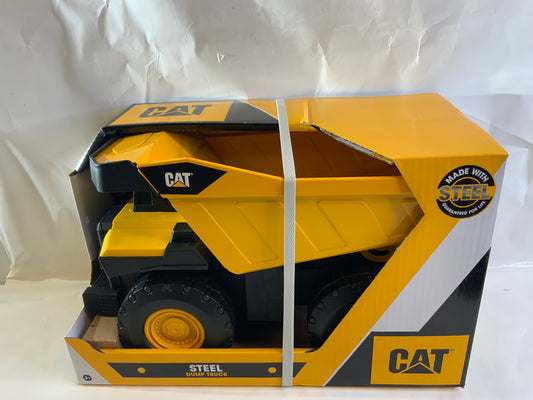 New CAT Construction Toys, 16" Steel Toy Dump Truck