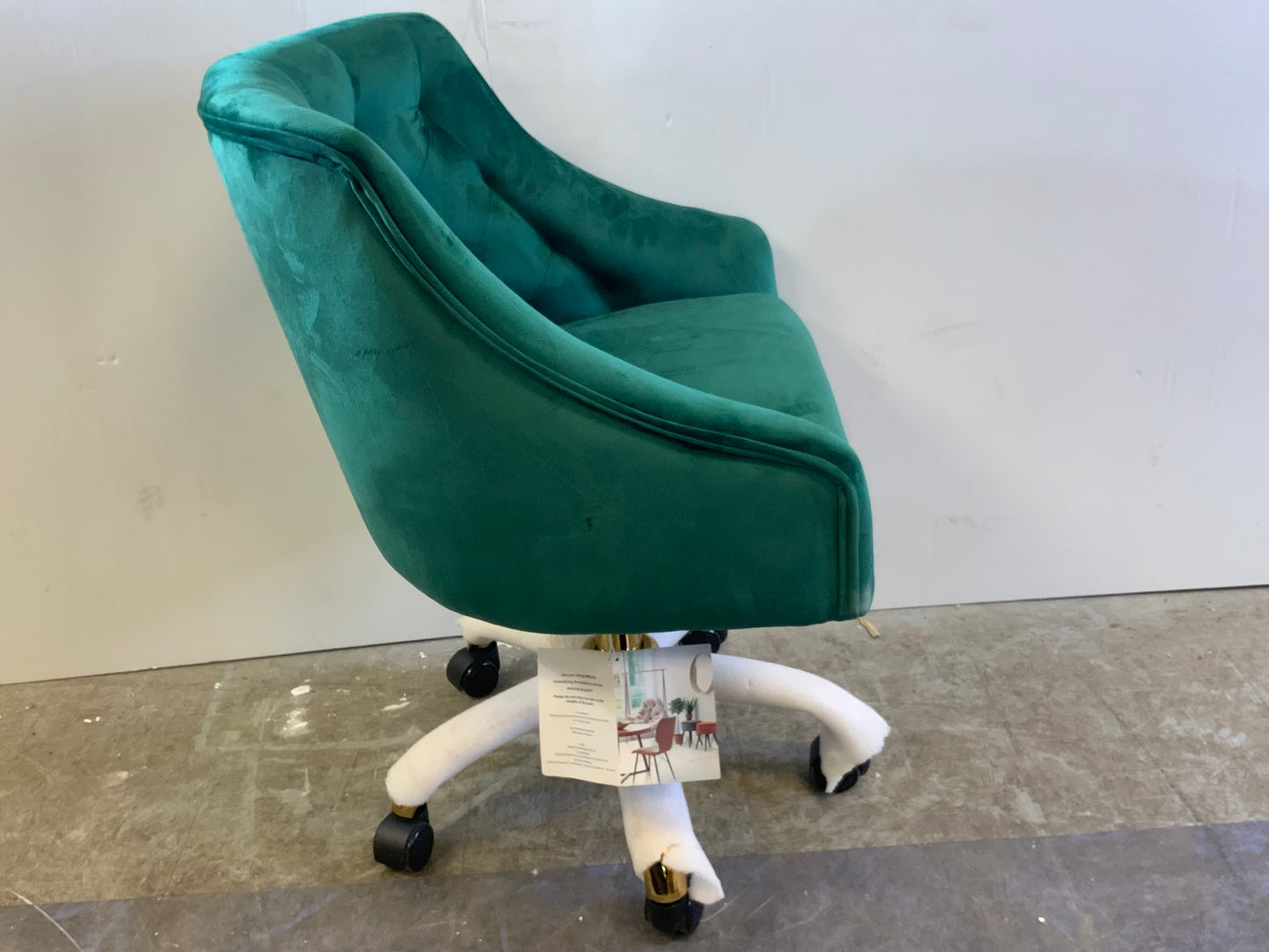 New Swivel Shell Chair with Metal Legs