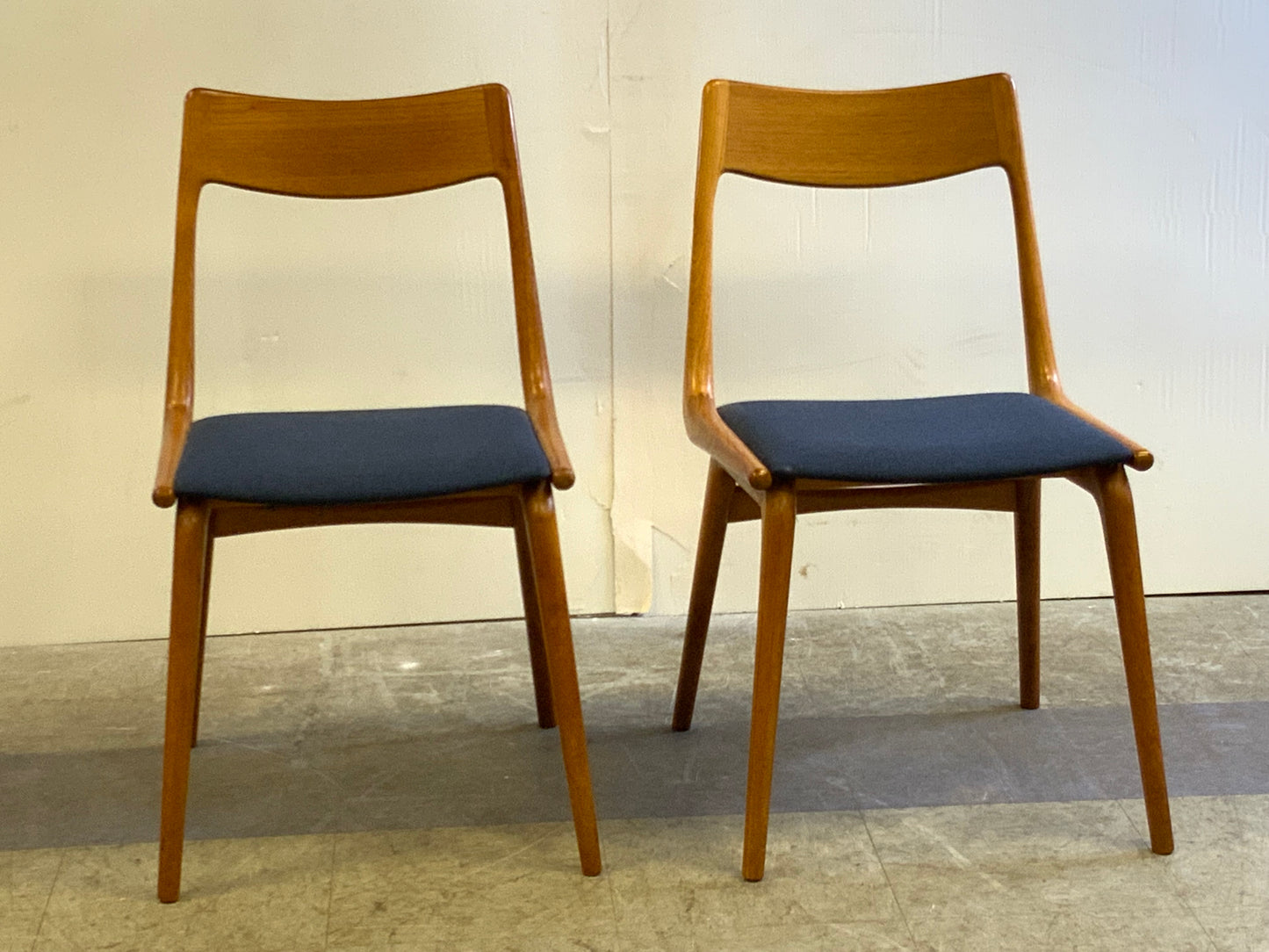 Vintage MCM Teak Danish Boomerang Chair