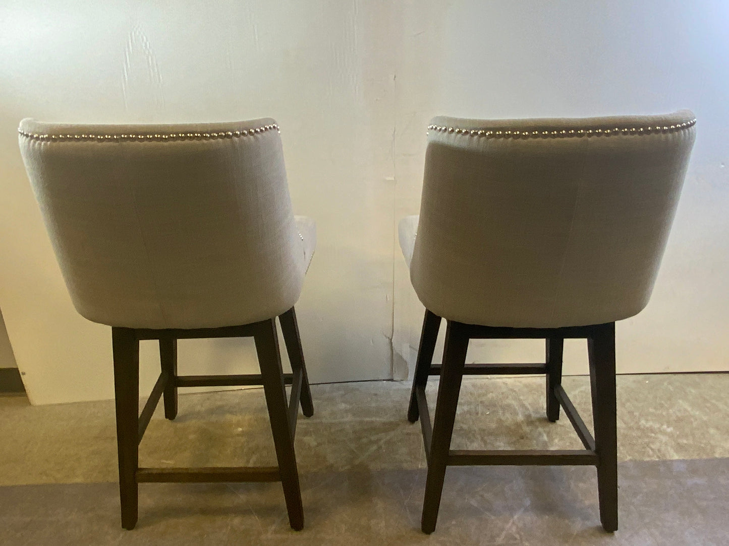 New Swivel Nailhead Trim Bar & Counter Stools