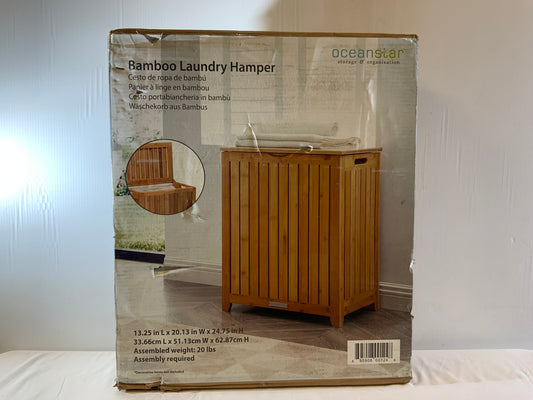 New Oceanstar Bamboo Laundry Hamper