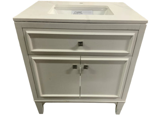 Koehler Clave White Oak Quartz Top 30” Underbasin Single Faucet Vanity 31 x 23 x 35.5 Price $250