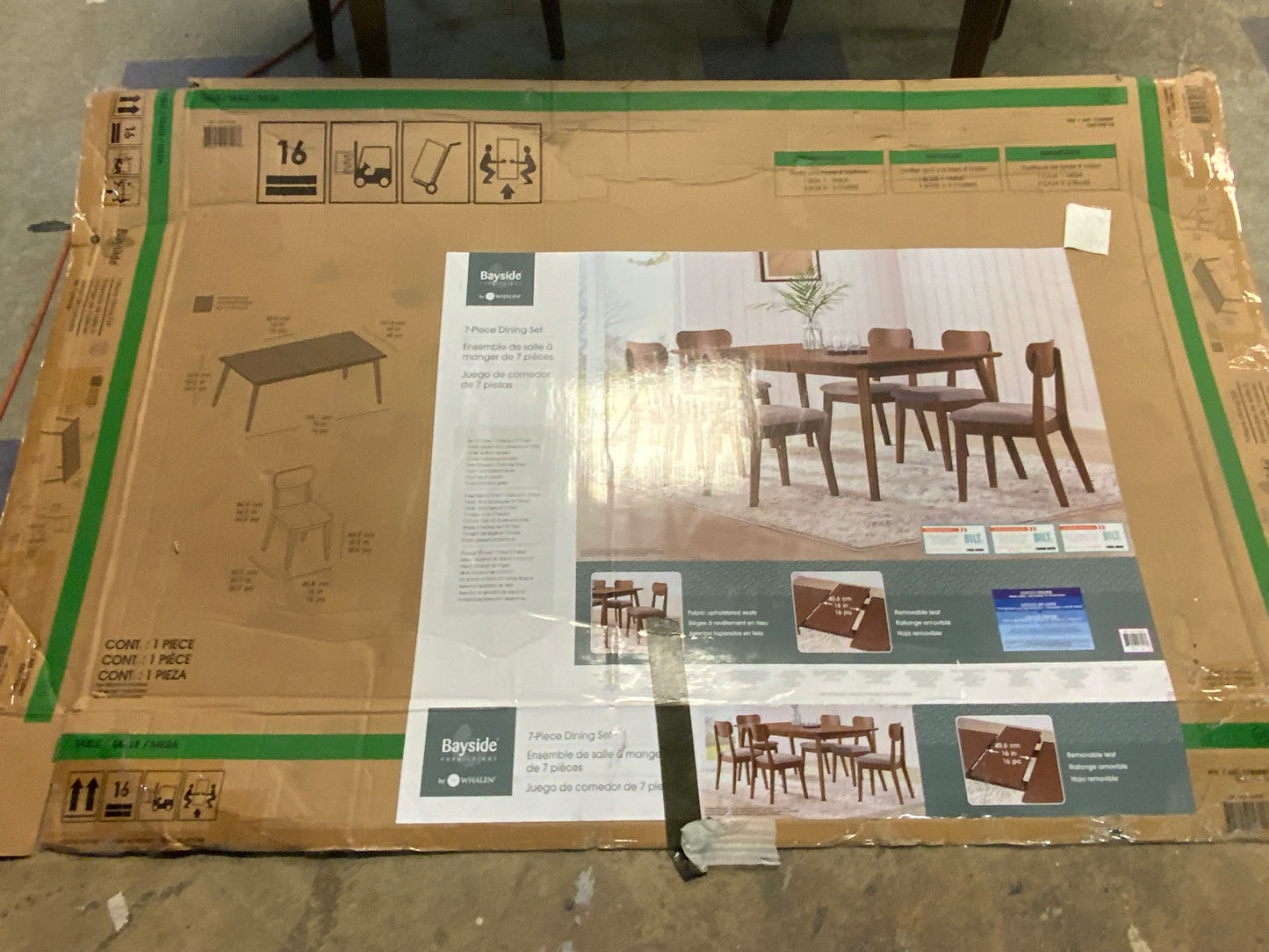 New Bayside Furnishings 7-Piece Dining Set