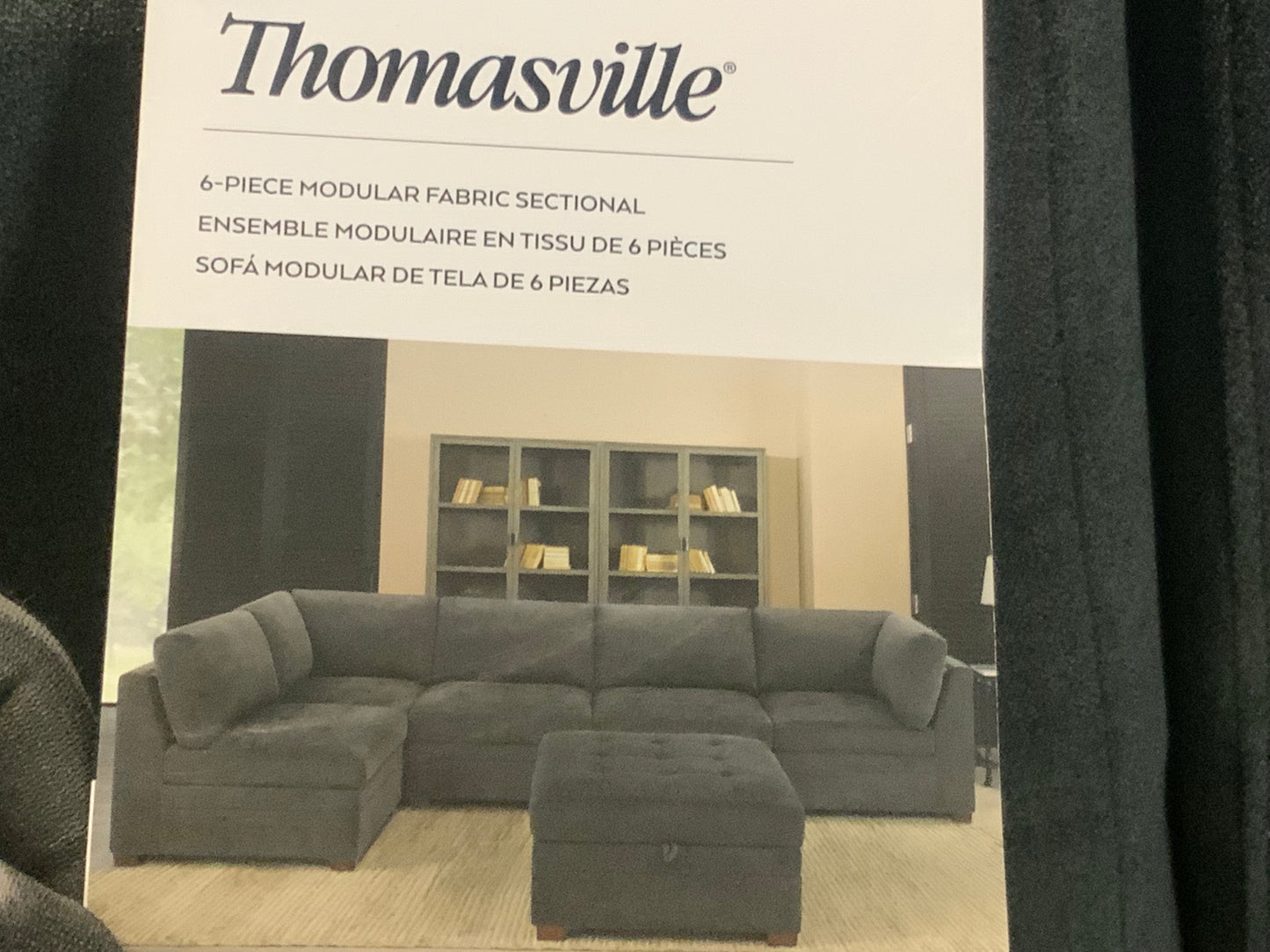 New 6 Piece Modular Thomasville Sectional Sofa