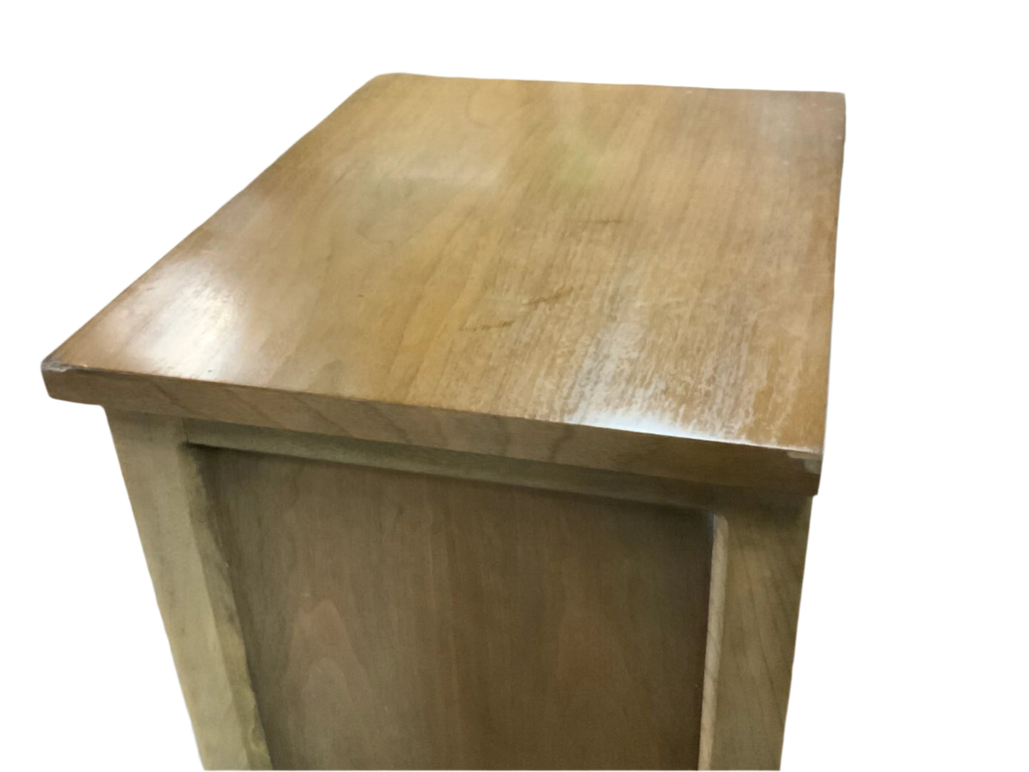 United Furniture Mid Century Modern Three Drawer Nightstand