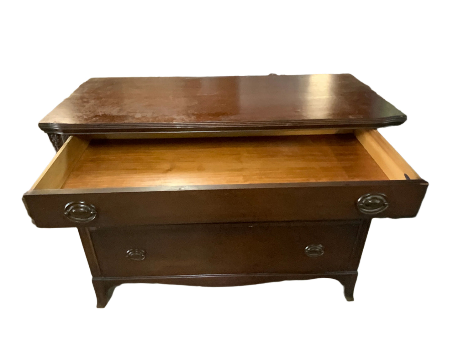 Vintage J.B Van Sciver Mahogany Single Three Drawer Dresser