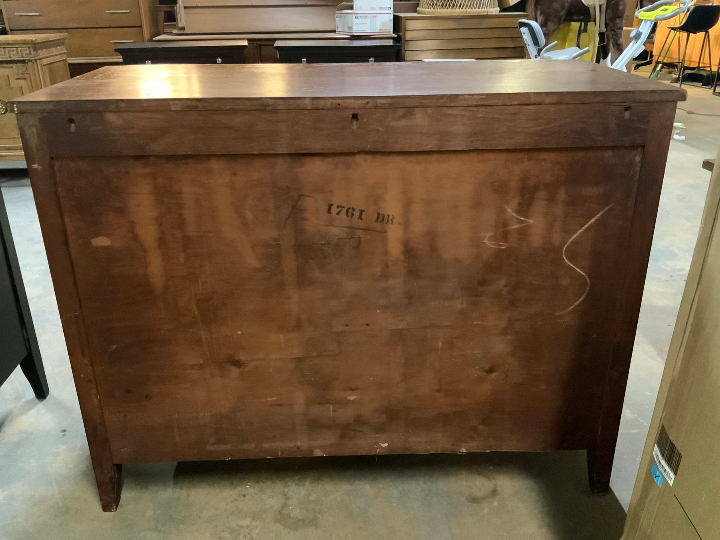 Vintage J.B Van Sciver Mahogany Single Three Drawer Dresser