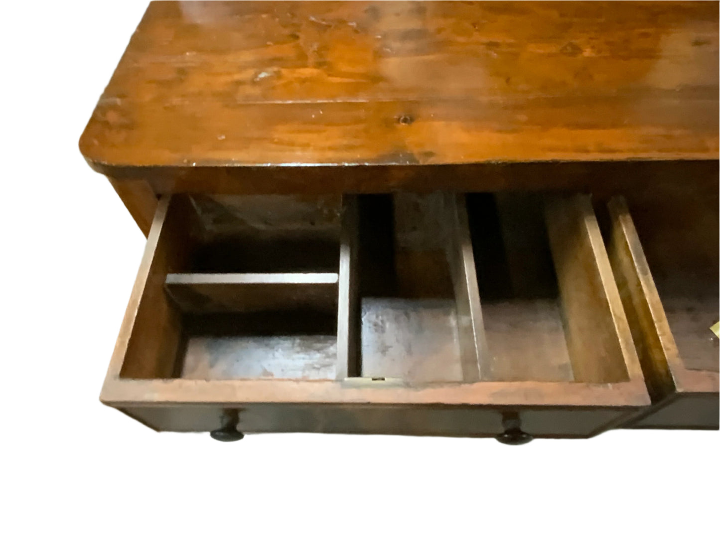 Antique Two Drawer Two Door Key Hole Victorian Cabinet Jelly Cupboard