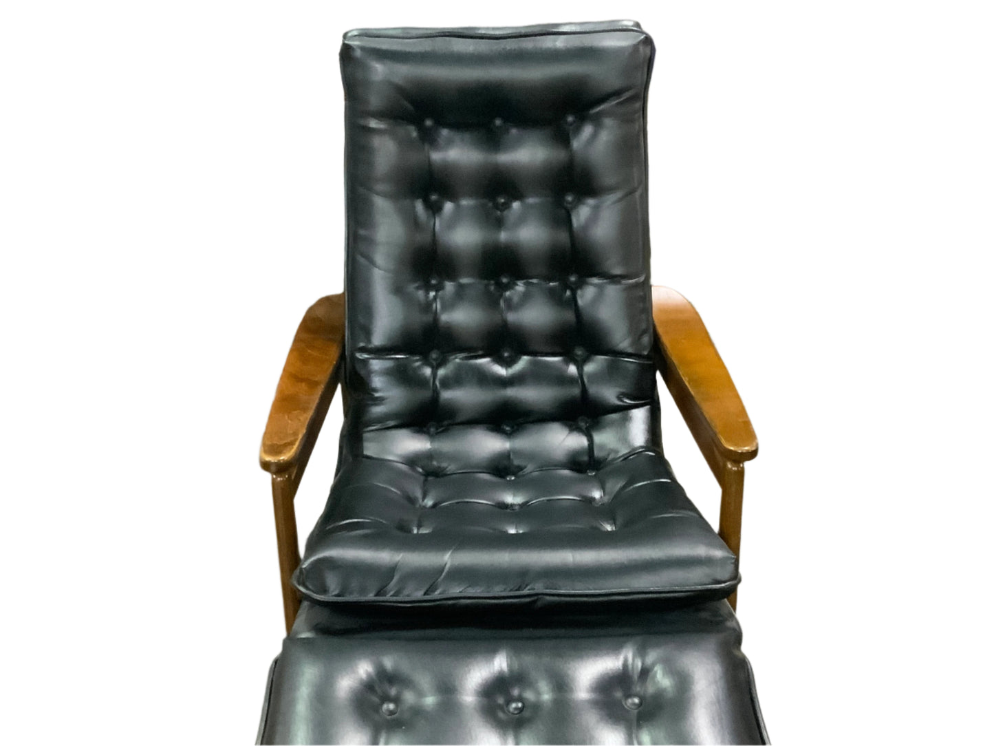 MCM Mid Century Modern MILO BAUGHMAN Scoop Chair w/Ottoman
