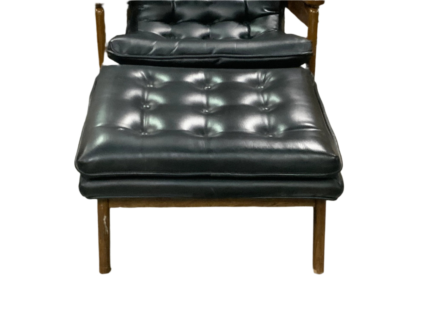 MCM Mid Century Modern MILO BAUGHMAN Scoop Chair w/Ottoman