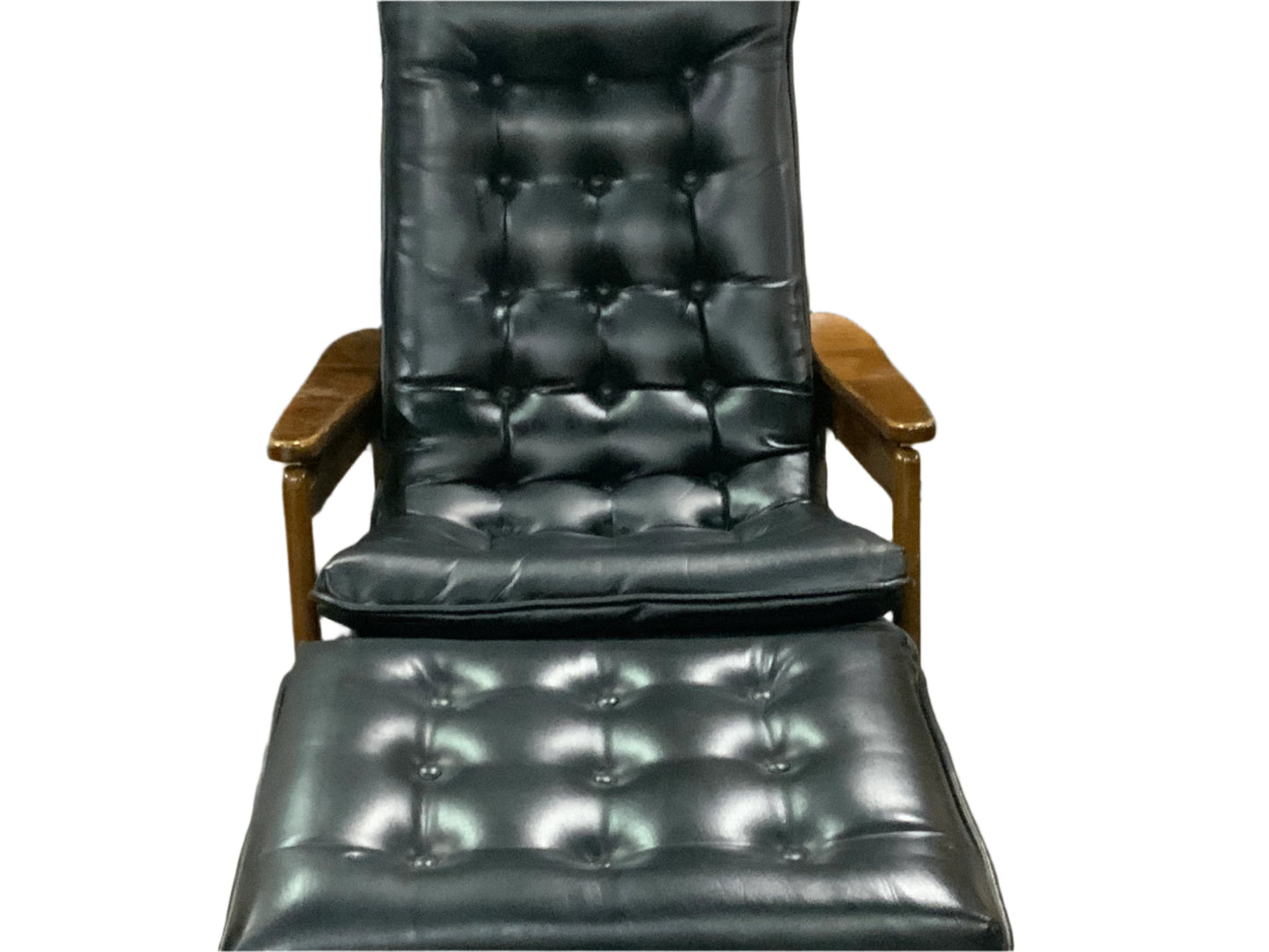 MCM Mid Century Modern MILO BAUGHMAN Scoop Chair w/Ottoman