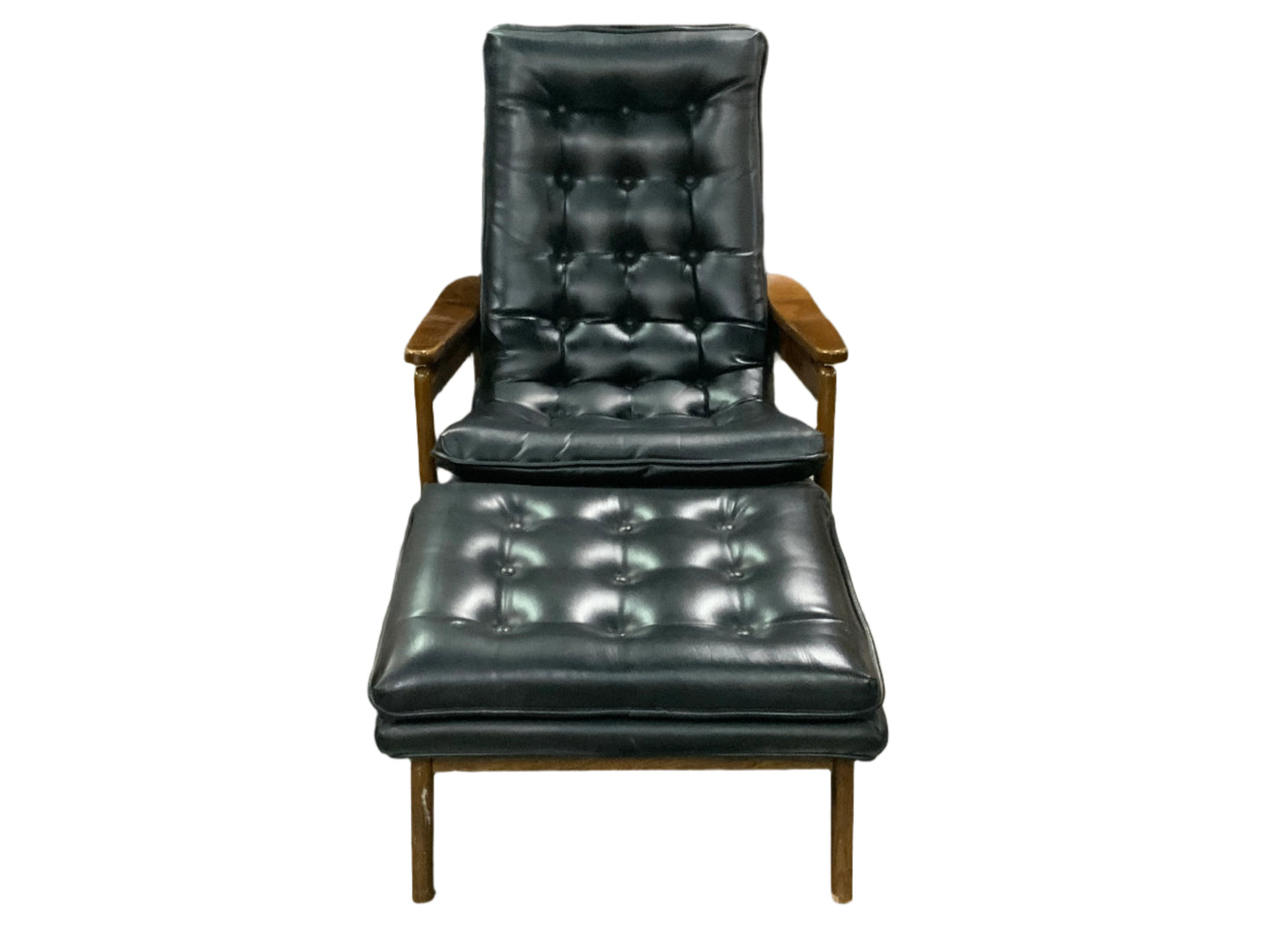 MCM Mid Century Modern MILO BAUGHMAN Scoop Chair w/Ottoman